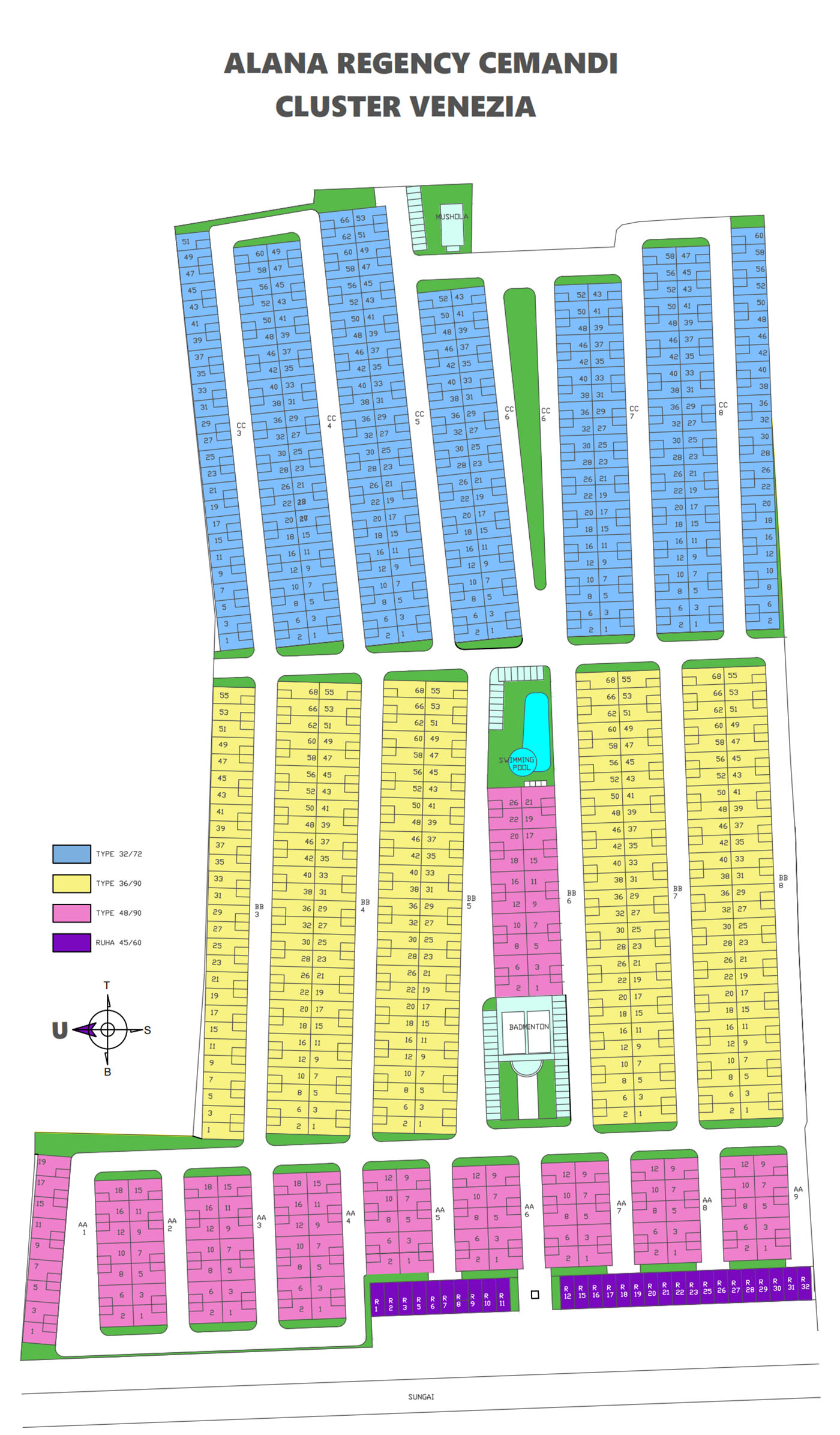 Siteplan Alana Sidoarjo Tambak Cemandi